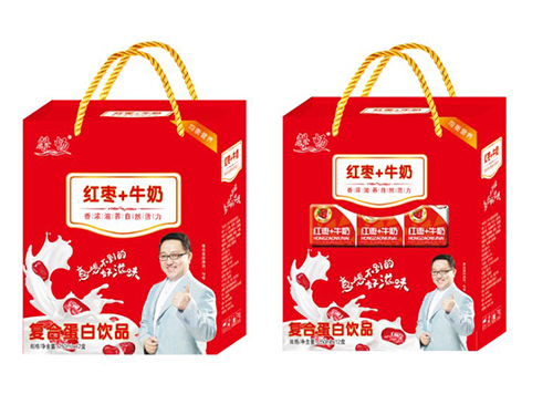 河南红枣+牛奶复合蛋白饮品礼盒