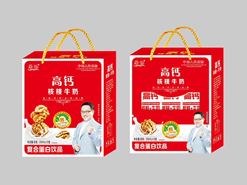 高钙核桃牛奶复合蛋白饮品礼盒