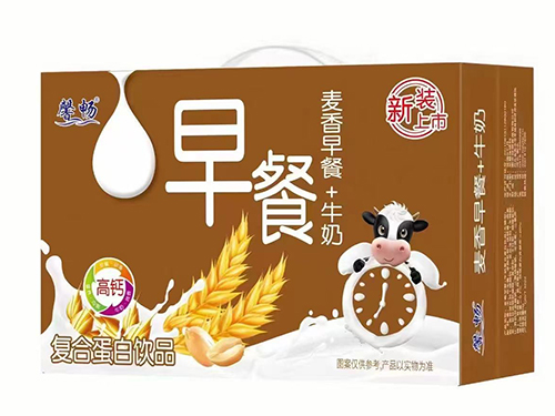 麦香早餐+牛奶复合蛋白饮品礼盒